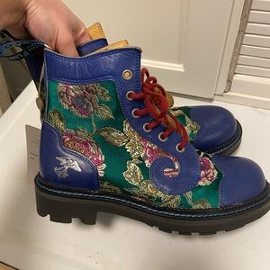 John Fluevog derby swirls